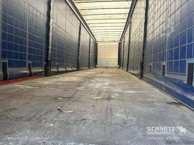 Auflieger mit Pritsche & Plane Schmitz Cargobull Curtainsider Mega