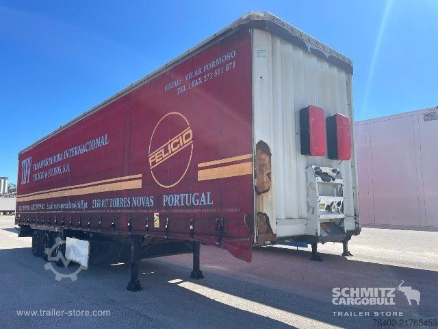 Auflieger mit Pritsche & Plane Krone Semitrailer Curtainsider Standard