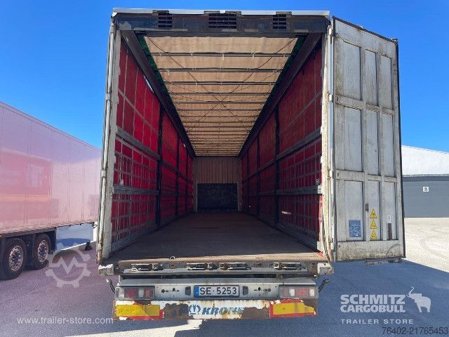Auflieger mit Pritsche & Plane Krone Semitrailer Curtainsider Standard