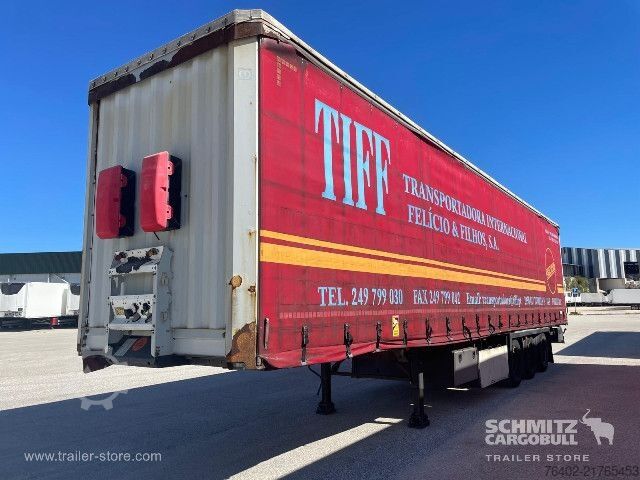 Auflieger mit Pritsche & Plane Krone Semitrailer Curtainsider Standard