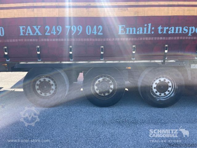 Auflieger mit Pritsche & Plane Krone Semitrailer Curtainsider Standard