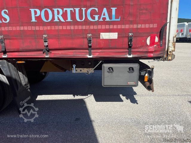 Auflieger mit Pritsche & Plane Krone Semitrailer Curtainsider Standard