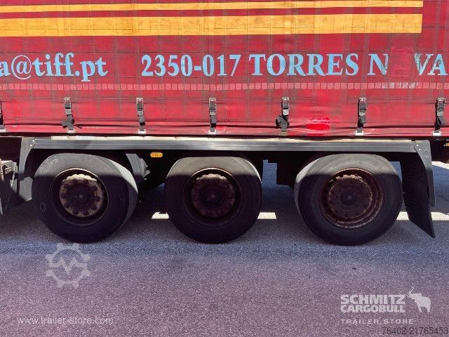 Auflieger mit Pritsche & Plane Krone Semitrailer Curtainsider Standard