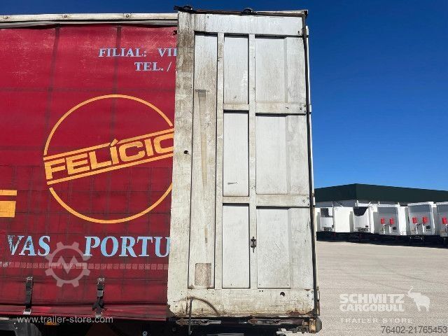 Auflieger mit Pritsche & Plane Krone Semitrailer Curtainsider Standard