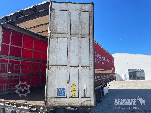 Auflieger mit Pritsche & Plane Krone Semitrailer Curtainsider Standard