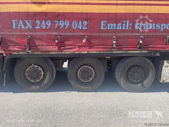 Auflieger mit Pritsche & Plane Krone Semitrailer Curtainsider Standard