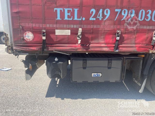 Auflieger mit Pritsche & Plane Krone Semitrailer Curtainsider Standard