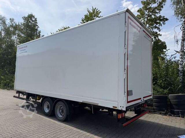 Box trailer Möslein TKO 105 D 7m weiß  Tandem- Koffer, Durchladbar, wenig benutzt
