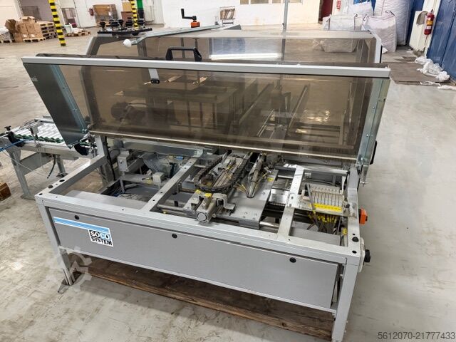 Cardboard packaging machine SOCO SYSTEM BE 2200 ATS Right