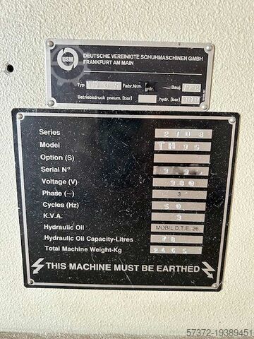Sole Punching Machine Samco TH-35