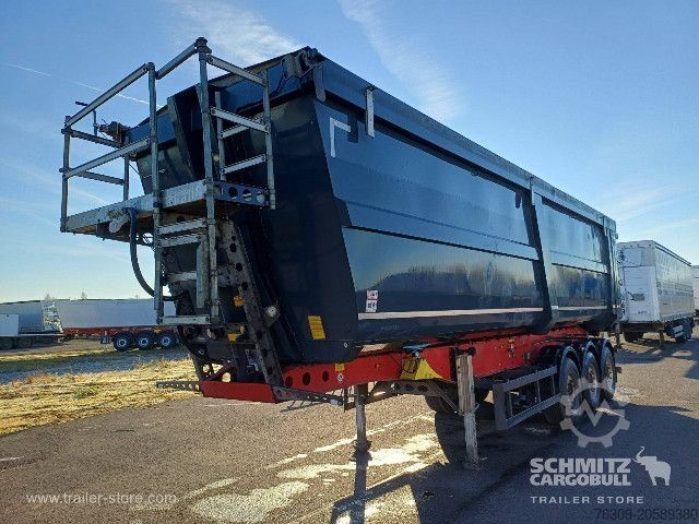 Tipper semitrailer Schmitz Cargobull Kipper Stahlrundmulde 51m³