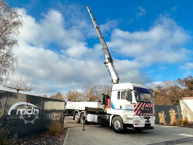 Truck mounted crane MAN TGA 26.400 6x2 Wechselpr. KRAN 25m Seilwinde