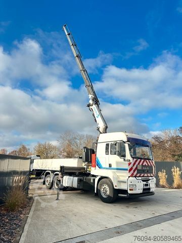 Truck mounted crane MAN TGA 26.400 6x2 Wechselpr. KRAN 25m Seilwinde