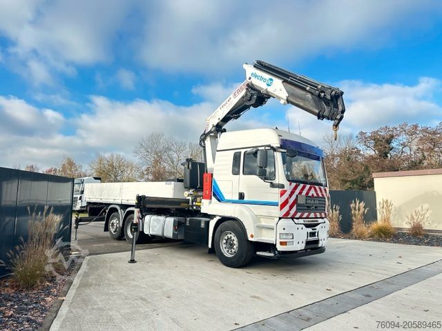 Truck mounted crane MAN TGA 26.400 6x2 Wechselpr. KRAN 25m Seilwinde
