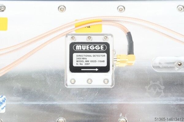 Magnetron Sputter Set, L=8m, t=1h Muegge MH3000S-211CV + MX6000X-110KL