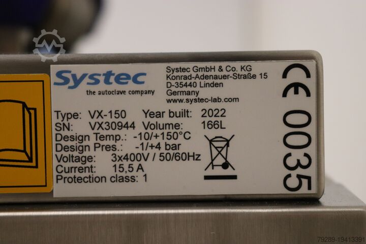 Autoklav Systec VX-150