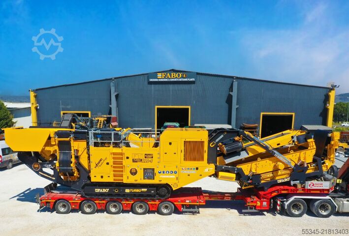 Crushing unit FABO Tracked Crusher Mobile Tracked Impact Crusher FTI-110S
