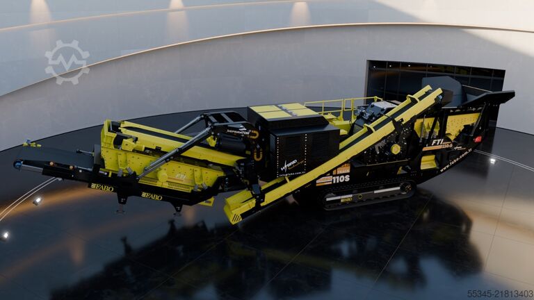 Crushing unit FABO Tracked Crusher Mobile Tracked Impact Crusher FTI-110S