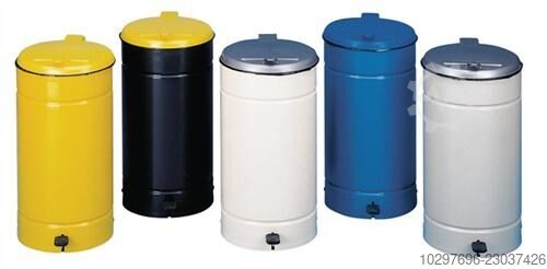 Pedal-operated waste collector 60L D450xH700mm - 1 unit  
