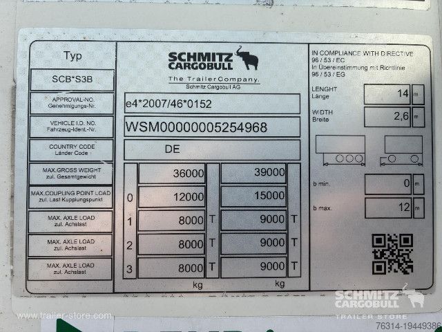 Reefer semitrailer Schmitz Cargobull Tiefkühler Standard Doppelstock