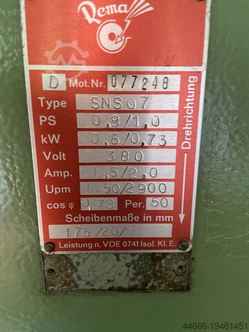 Doppelschleifbock REMA SN S 07