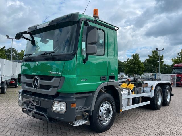 Roll-off tipper truck MERCEDES-BENZ Actros 2641 BB / MP3/ Hyva 20.51 Abroller/ AC