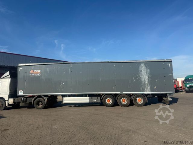 Walking floor semitrailer KNAPEN K100 Schubboden 92m³ 10mm Boden Top Zustand
