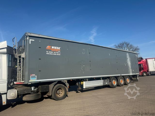Walking floor semitrailer KNAPEN K100 Schubboden 92m³ 10mm Boden Top Zustand