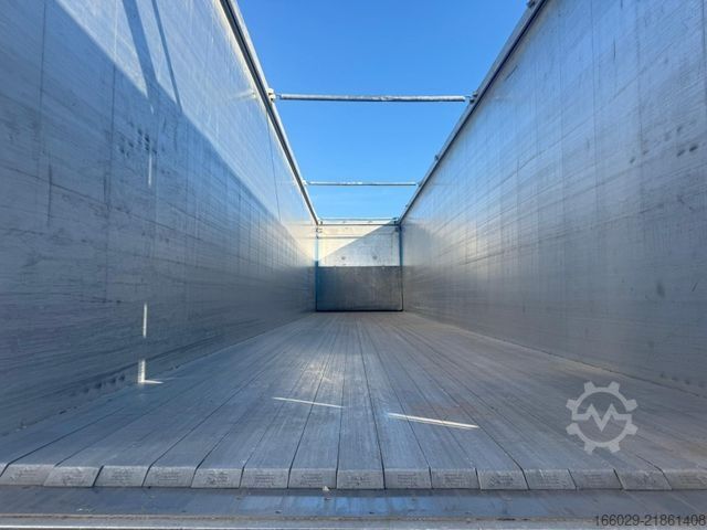Walking floor semitrailer KNAPEN K100 Schubboden 92m³ 10mm Boden Top Zustand