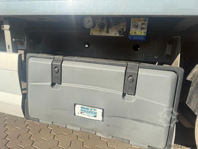 Walking floor semitrailer KNAPEN K100 Schubboden 92m³ 10mm Boden Top Zustand