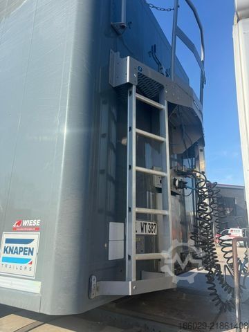 Walking floor semitrailer KNAPEN K100 Schubboden 92m³ 10mm Boden Top Zustand