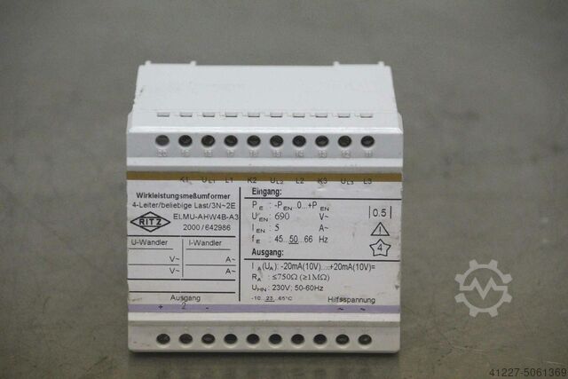 Messumformer Ritz ELMU-AHW4B-A3