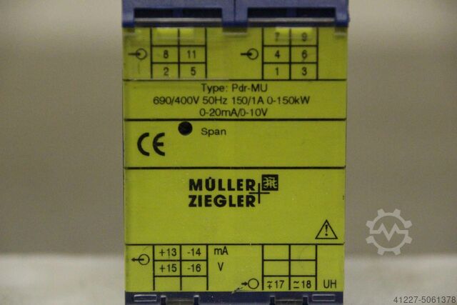 Messumformer Müller Ziegler Pdr-MU 690/400V