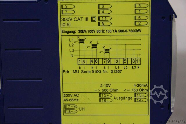 Transmitter Müller Ziegler Pdr-MU 30kV/100V