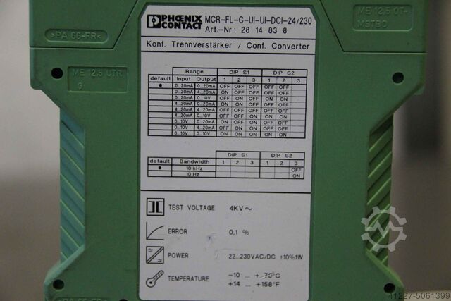 Isolation amplifier Phoenix Contact MCR-FL-C-UI-UI-DCI-24/230
