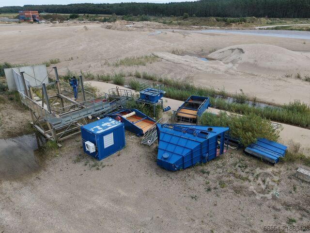 Sand separation / washing plant Wolff Aufbereitungssysteme V24/60/I KR