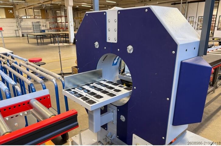 Profile wrapping machine Robopac + feeders Compacta 4