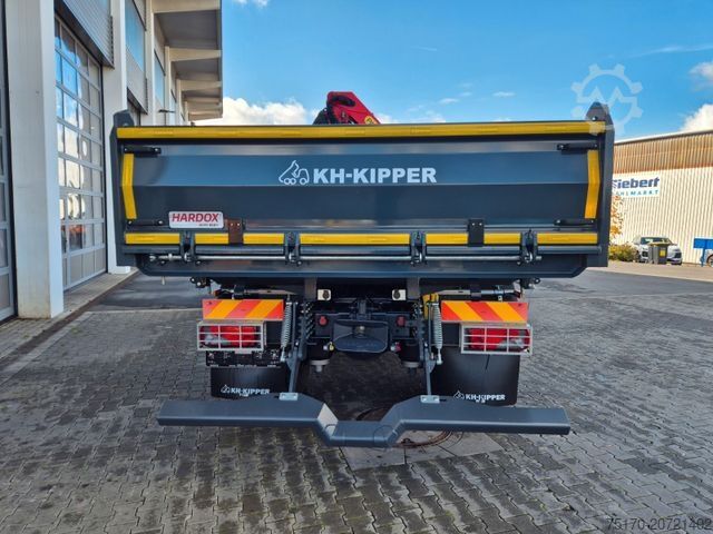 Tipper truck IVECO AD200X46/P HR OFF Palfinger PK 12.501 Funk AHK