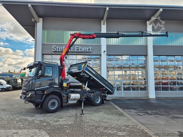 Tipper truck IVECO AD200X46/P HR OFF Palfinger PK 12.501 Funk AHK