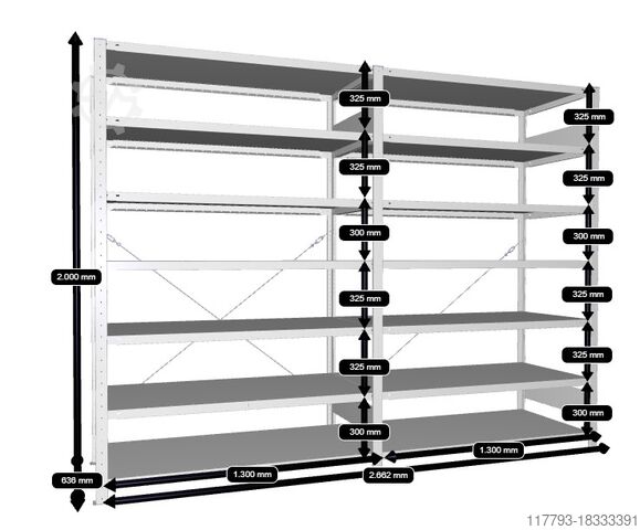 Modulares Regal META CLIP META CLIP Legborden