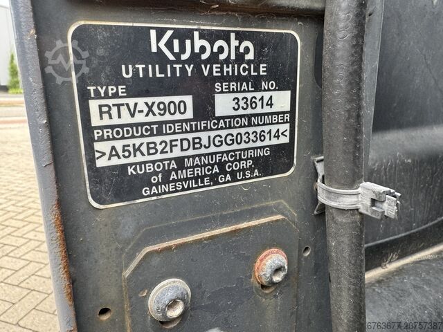 Kubota RTV-X900 Gator Diesel 2016 4x4 UTV ATV KUBOTA RTV X 900