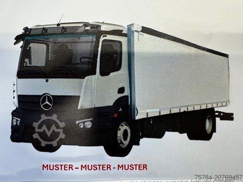 LKW mit Pritsche & Plane MERCEDES-BENZ 1836 ACTROS,  PLANE, LADEBORDWAND, MIETKAUF MGL.