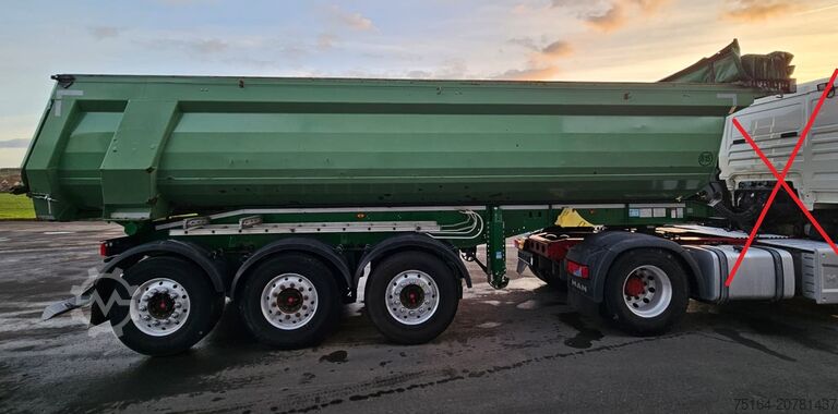 Kipper Auflieger Schwarzmüller K-Serie Stahlrundmulde