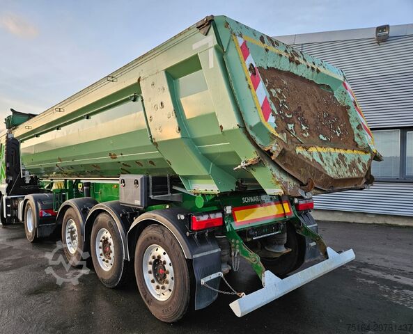 Kipper Auflieger Schwarzmüller K-Serie Stahlrundmulde