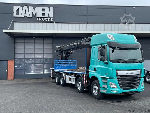 Crane truck DAF CF 460 CF 460 Met MGK HMK 401HPa2L kraan