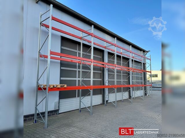 Heavy-duty shelf ca. 14 lfm. Palettenregale H: 550cm Fachlast: 3000 kg , 60 Palettenplätze