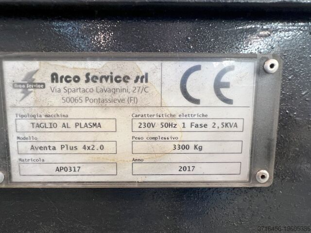 Plasma cutting machine Arco service 4020