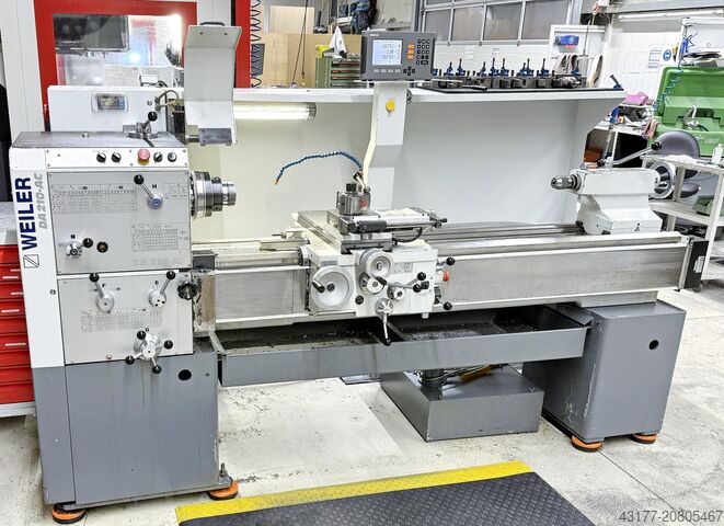 Leit Zugspindeldrehmaschine Drehmaschine WEILER Heidenhain DA 210 AC x 1500