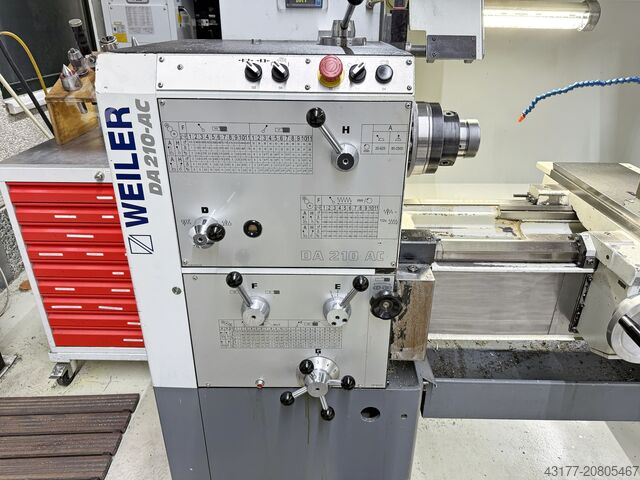 Leit Zugspindeldrehmaschine Drehmaschine WEILER Heidenhain DA 210 AC x 1500