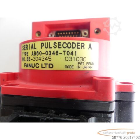 Steuerung Fanuc A06B-0373-B569 AC Servomotor SN: C01YF0315 mit Pulsecoder A / A860-0346-T041
